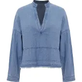 Imily Bela Bluse blue denim