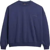 Superdry Superdrytil kvinder. W2012475A Sweatshirt Essential Logo GD Relax navy (XS), Casual, Bomuld, Lange ærmer, Blå