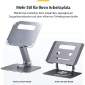 StarTech.com Rotative Bærbar Computer Stand
