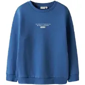 Name it Sweatshirt blå / hvid