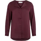 Vila Bluse 'ELLETTE' purpur