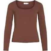 Vila Vikenza Basic Top Med Lange Ærmer