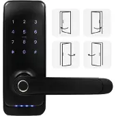 Eura Handle with access controller ELH-01H4 black