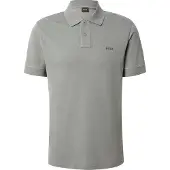 BOSS BOSStil mænd. 50507813 Prime grå poloshirt (M), Casual, Bomuld, Korte ærmer