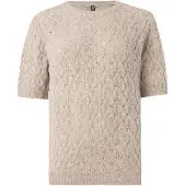 Pieces Lelou O-neck Knit Trøje