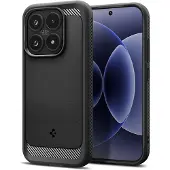 Spigen Rugged Armor-etui til Xiaomi 17 - sort