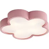 QAZQA Loftslampe til børn pink og hvid - Lucille