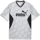 Puma Essentials Block Relaxed Football Jersey Men, Clothing, White, XL