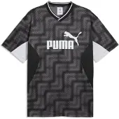 Puma Essentials Block Relaxed Football Jersey Men, Clothing, Black, XS