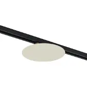 QAZQA Moderne beige loftslampe til skinnesystem 1-faset 2-lys - Iconic Pulley