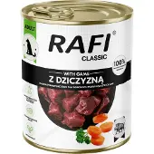 Rafi Dog Classic 12 x 800 g - Vildtkød