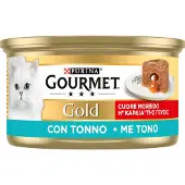 Gourmet Økonomipakke: 24 x 85 g Gold Smeltende Kerne - Tun