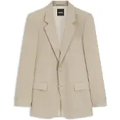 BOSS Relaxed fit habitjakke i twill