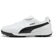 Puma KING LIGA TT Football Boots Unisex, Shoes, White/Black, 40