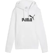 Puma ESS No. 1 Logo Hoodie Women, Clothing, White, M