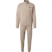 EA7 EA7til mænd. 8NPV60_PJVRZ Træningsdragt Core Identity beige (S), Casual, Sport, Bomuld, Lange ærmer