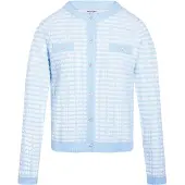 Morgan's Pomade Cardigan '261-MIRES' lyseblå