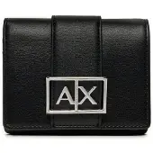 Giorgio Armani A|X Armani Exchangetil kvinder. XW000360AF12039UC001 Lille tegnebog Asv sort (OSFA), Casual, Polyester
