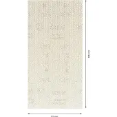 Bosch Expert M480 Net - Sandpapirsark - 10 stykker - rektangulær - kornstørrelse: P80 - 93 mm x 186 mm