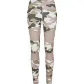 Urban Classics Leggings khaki / mørkegrøn / lyserød / hvid