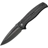 CIVIVI Incindie Button Lock Black G10
