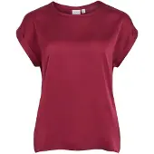 Vila Shirts 'VIELLETTE' vinrød