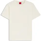 HUGO T-shirt i bomuldsjersey med broderet logo