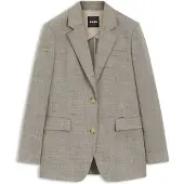 BOSS Regular fit blazer i uldblanding