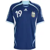 Adidas Argentina Udebanetrøje 2006 Messi 19 - , størrelse X-Large