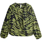Next Bluse oliven / sort