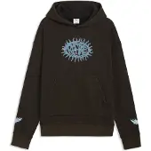 Puma Melo x Hive Relaxed Hoodie Men, Clothing, Black, M