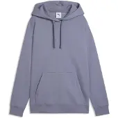 Puma Essentials Fleece Hoodie Women, Clothing, Gray Sky, L