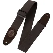Levys Leathers MSSC8-BRN 2" Cotton Guitar Guitar Strap Brown