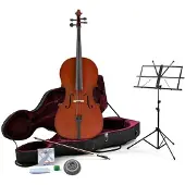 Gear4Music Elev 1/4-størrelse Cello Nybegynder-pakke