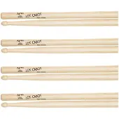 Los Cabos 7A Maple Wood Tip Drumsticks 4 Pair Pack
