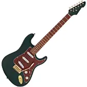 Gear4Music LA Select Legacy Guitar fra Grøn