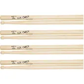 Los Cabos Jazz Maple Wood Tip Drumsticks 4 Pair Pack