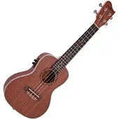 Gear4Music Sapele Concert Electro-Ukulele fra