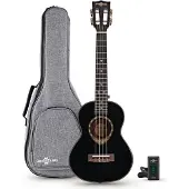 Gear4Music Archback Tenor Ukulele Pakke fra Sort