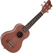 Gear4Music Sapele Sopranukulele fra