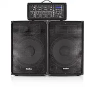 SubZero SZPA-815 300W 15" PA-system med digital medieafspiller