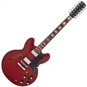 Hartwood Revival 12-strenget semiakustisk guitar Cherry Red