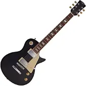 Gear4Music New Jersey Select elektrisk guitar fra sort