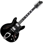 Hagstrom Viking Deluxe 12-String Gloss Black