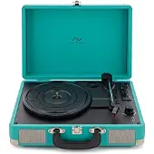 AVCOM Suitcase Turntable with Bluetooth Green