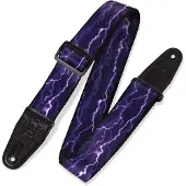 Levys Leathers MP-18 2" Polyester Guitar Strap Lightning
