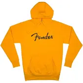 Fender Spaghetti Small Logo Zip Hoodie Butterscotch Blonde XL