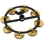 Meinl Headliner Series Hi-Hat Tambourine 1 Row Brass Jingles