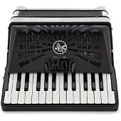 Hohner Bravo II 48 Silent Key Accordion Black