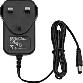 Gear4Music 9V Compact Power Supply fra Center Negative Multi Plug
